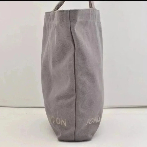 Louis Vuitton Fondation Exclusive Shoulder Tote Bag Canvas Gray - Picture 3 of 14